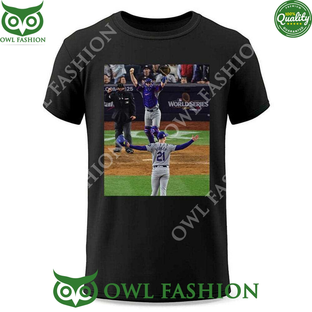 Walker Buehler Celebration World Series Champions 2024 Baseball t shirt