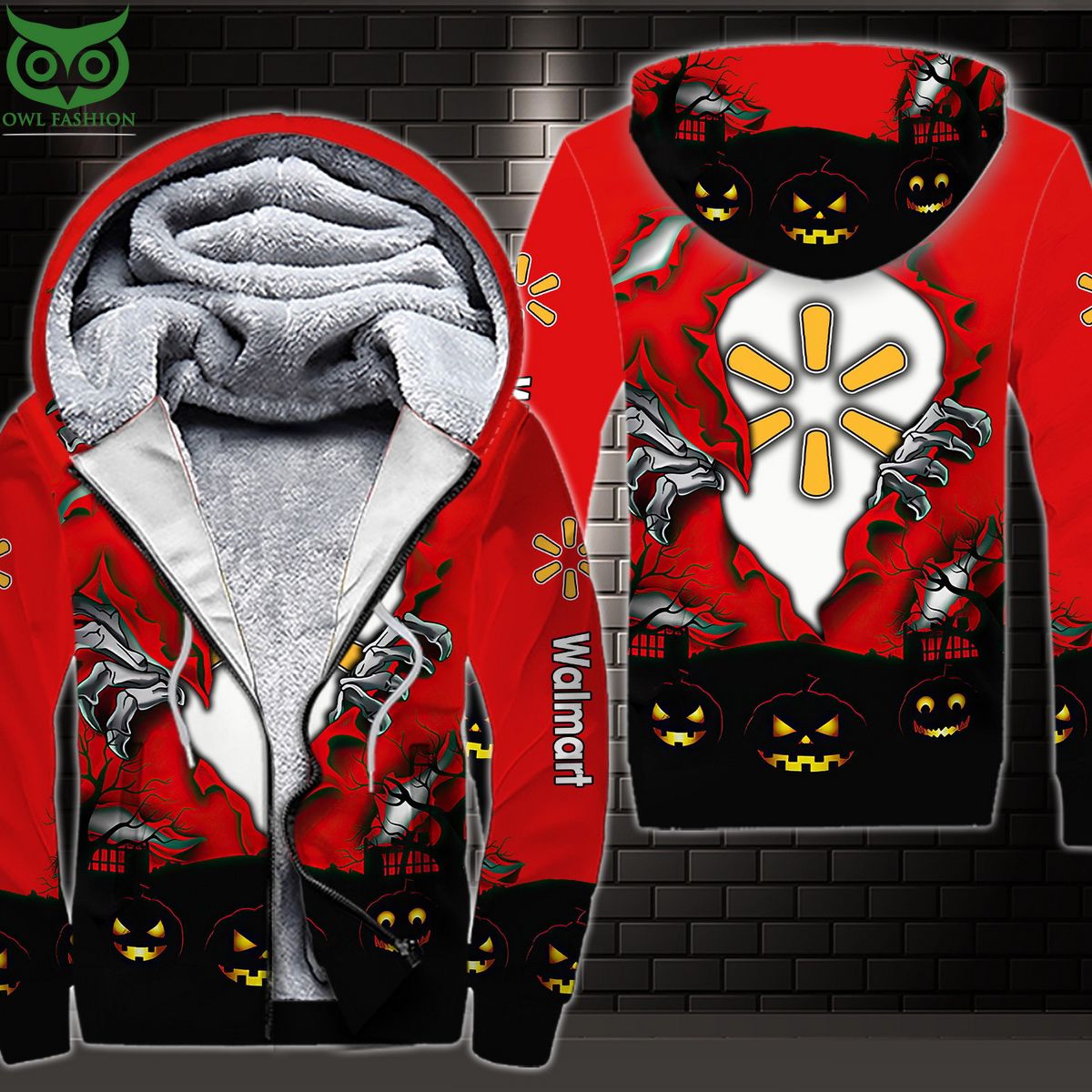 Walmart Red Black 3D Shirt