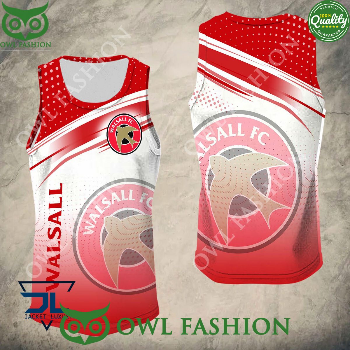 Walsall FC Club Logo EFL Hoodie Shirt