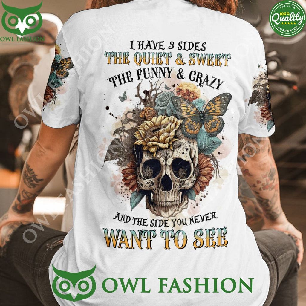 Warning Grumpy Sarcastic Mechanic Skull 3D Hoodie Shirt