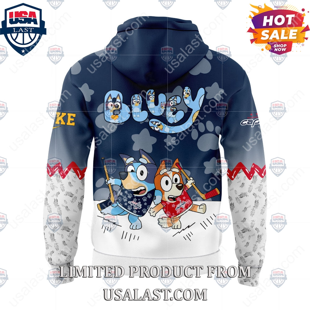 Washington Capitals NHL Bluey and Bingo Hoodie