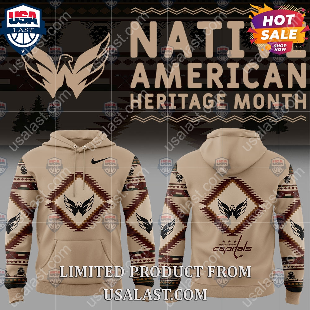 Washington Capitals NHL Native American Heritage Month Hoodie