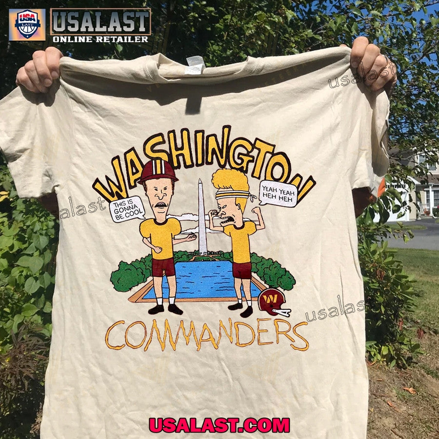 Washington Commanders x Beavis and Butthead Apparel Tee Shirt, Sweatshirt
