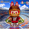 Washington Commanders x Labubu Monster Custom Acrylic Keychain, Decoration Ornament