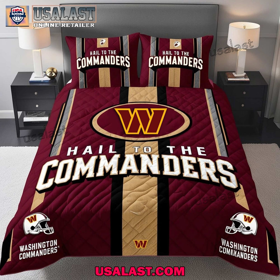 Washington Football Hail To The Commanders Bedding Set