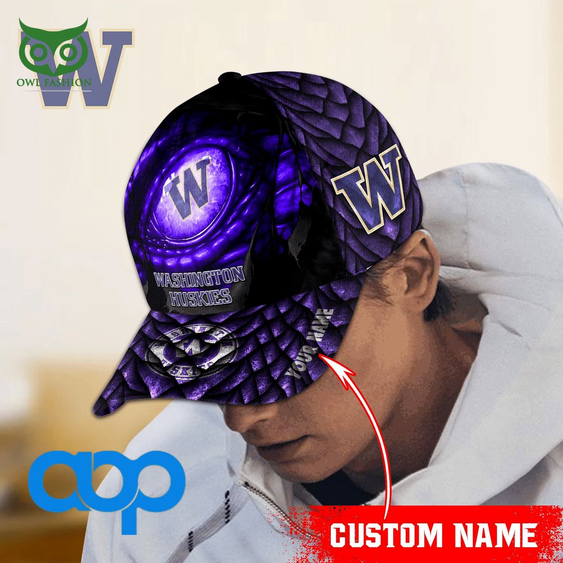 Washington Huskies NCAA1 Classic Cap Personalized Trend 2023