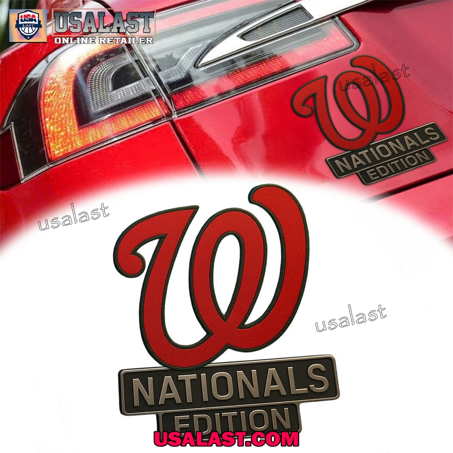 Washington Nationals Car Emblem Custom 3D Badge
