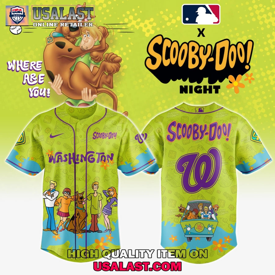 Washington Nationals Scooby Doo Night 3D Hoodie Set