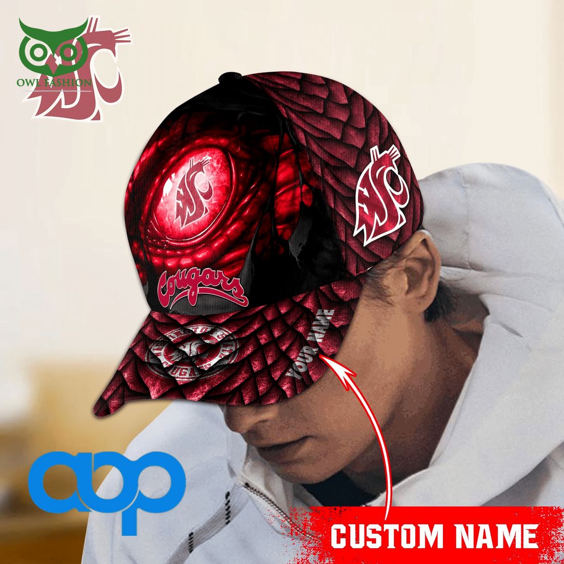 Washington State Cougars NCAA1 Classic Cap Personalized Trend 2023