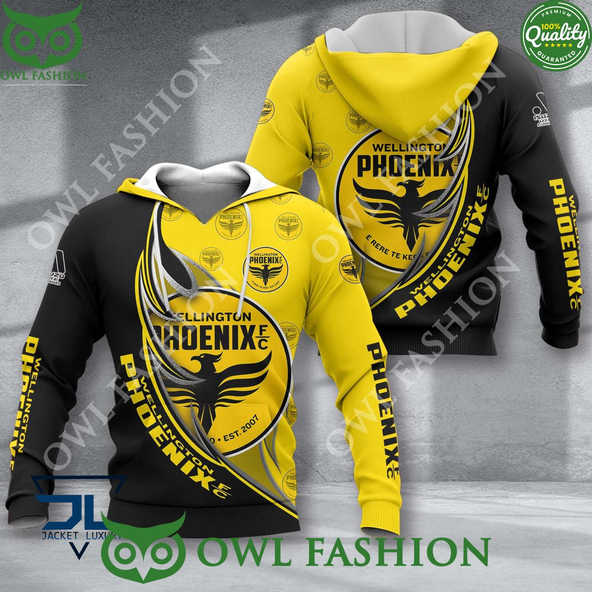 Wellington Phoenix FC A League Football 3D shirt hoodie