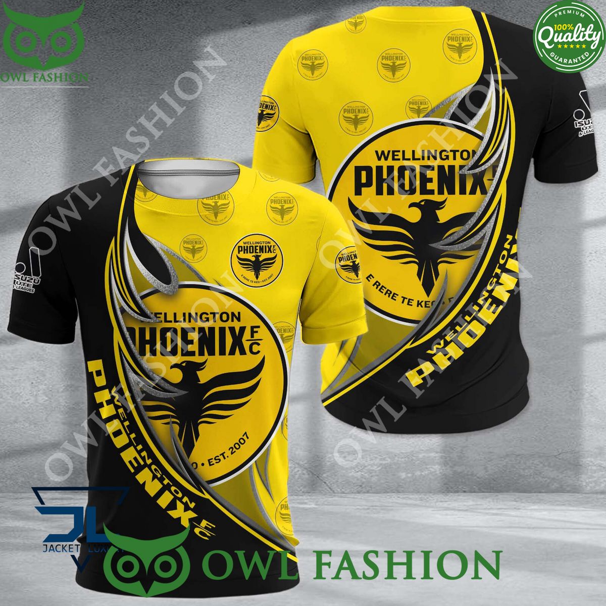 Wellington Phoenix FC A League Football 3D shirt hoodie