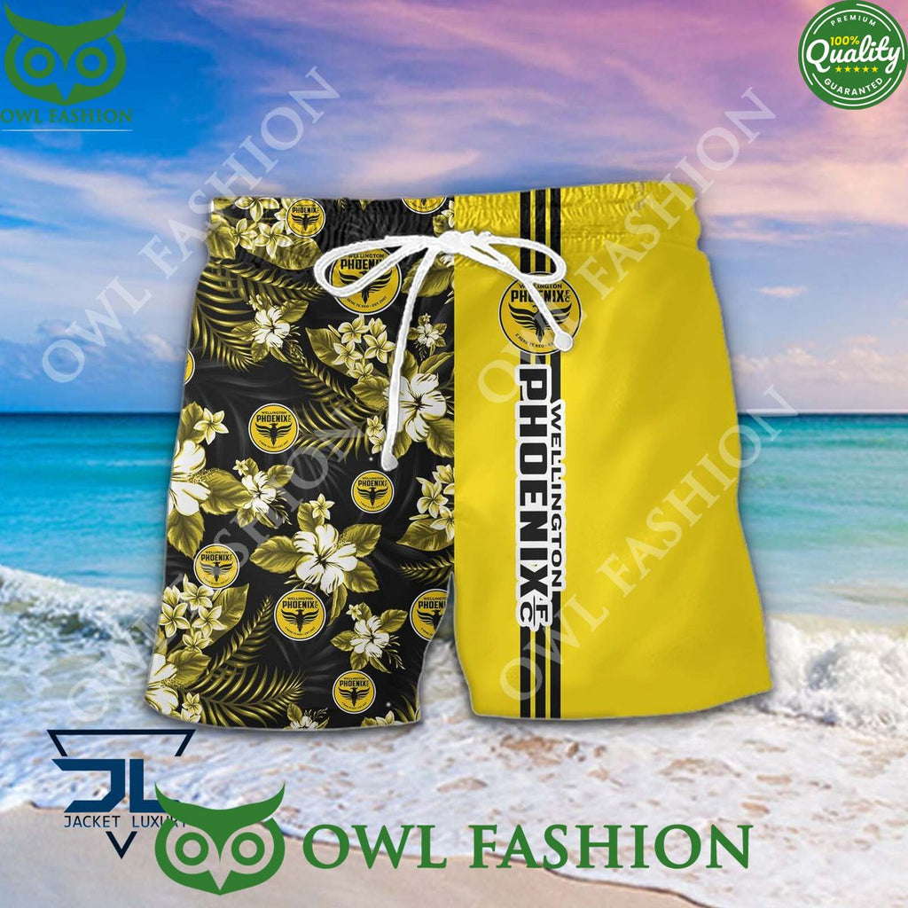 Wellington Phoenix FC A League Football Hawaiian shirt and short
