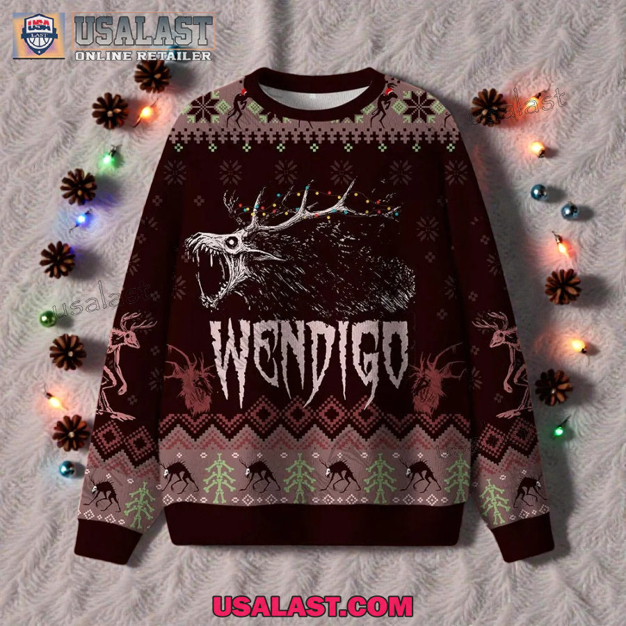 Wendigo Ugly Christmas Sweater