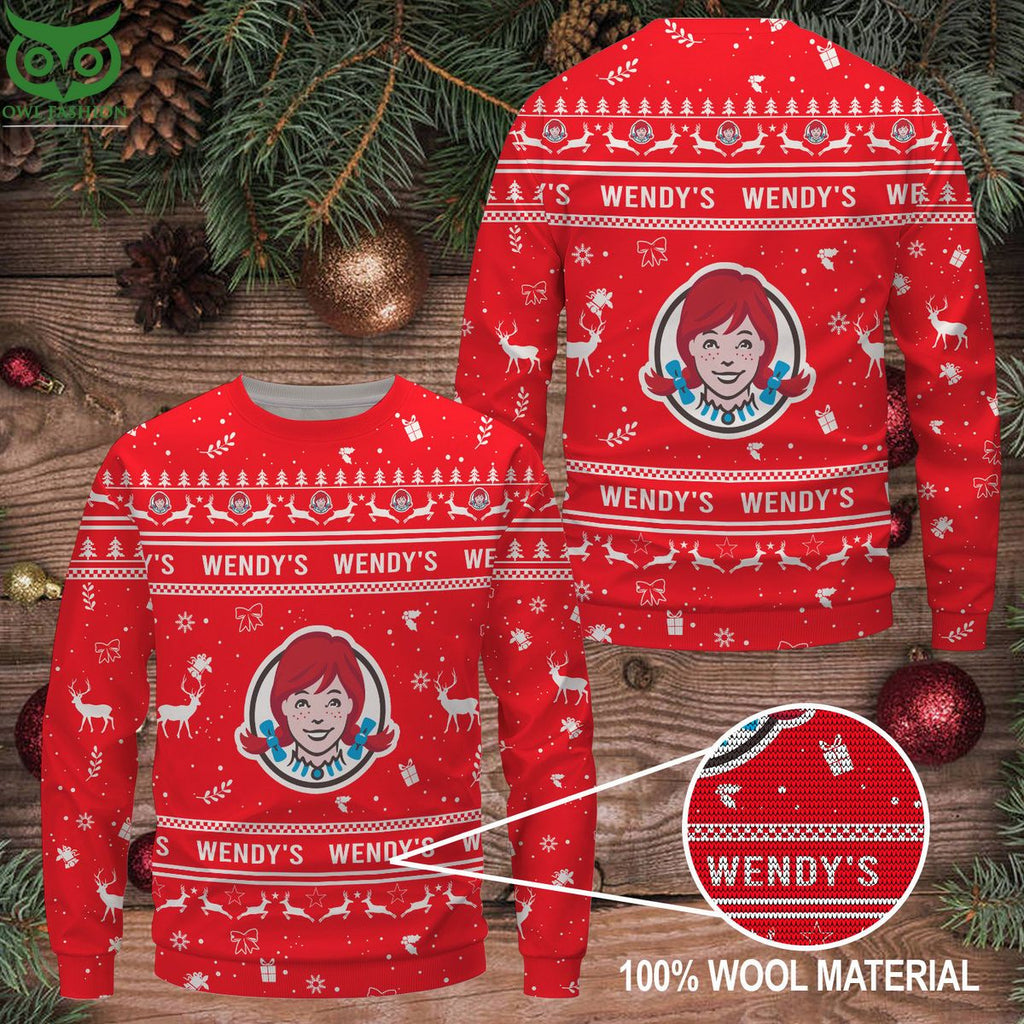 Wendy’s Premium Ugly Christmas Sweater