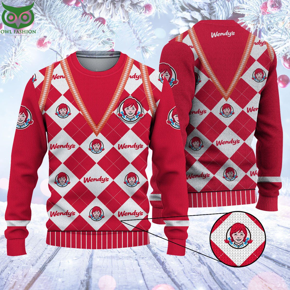 Wendy’S Red Ugly Sweater