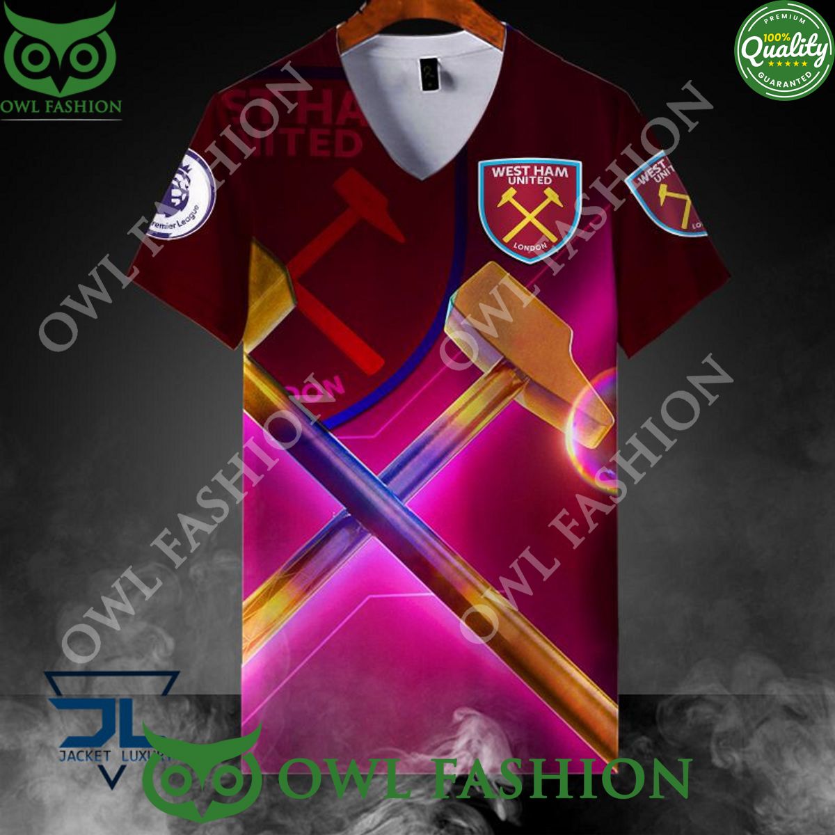 West Ham United FC Hammer Logo polo shirt