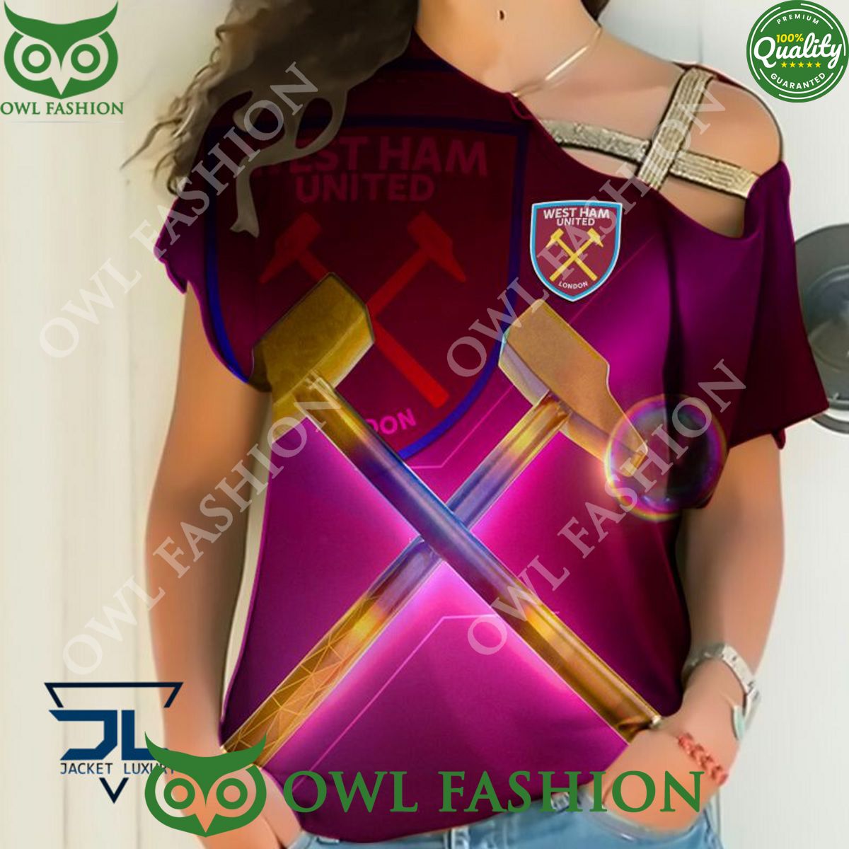 West Ham United FC Hammer Logo polo shirt