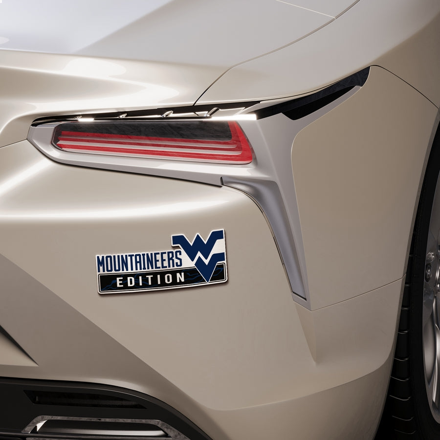 West Virginia Mountaineers Edition Custom 3D Car Badge Sticker