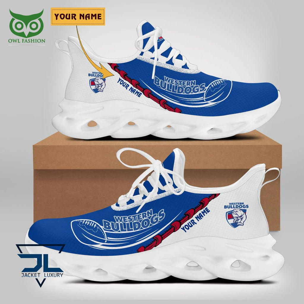 Western Bulldogs Football Club AFL Personalized Max Soul Shoes