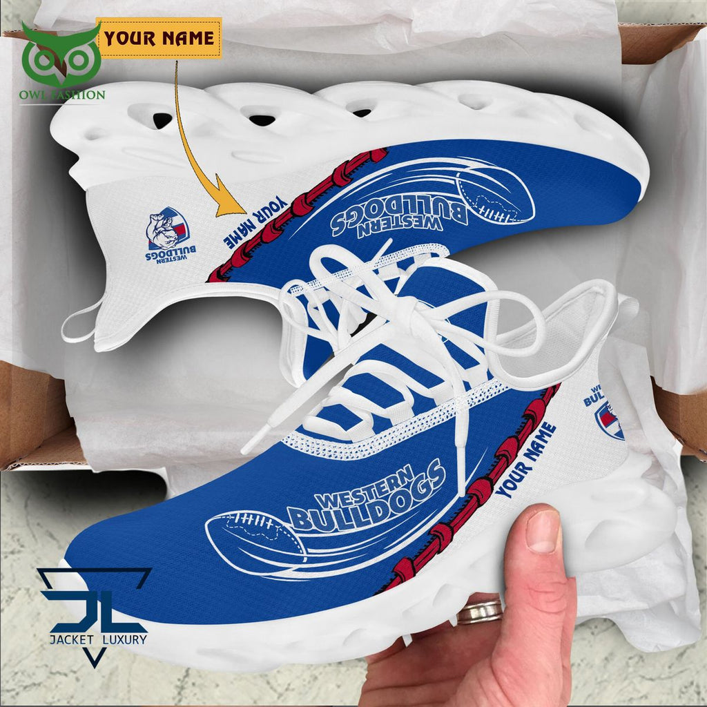 Western Bulldogs Football Club AFL Personalized Max Soul Shoes