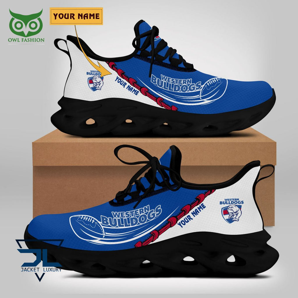 Western Bulldogs Football Club AFL Personalized Max Soul Shoes