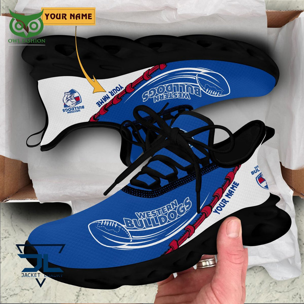 Western Bulldogs Football Club AFL Personalized Max Soul Shoes