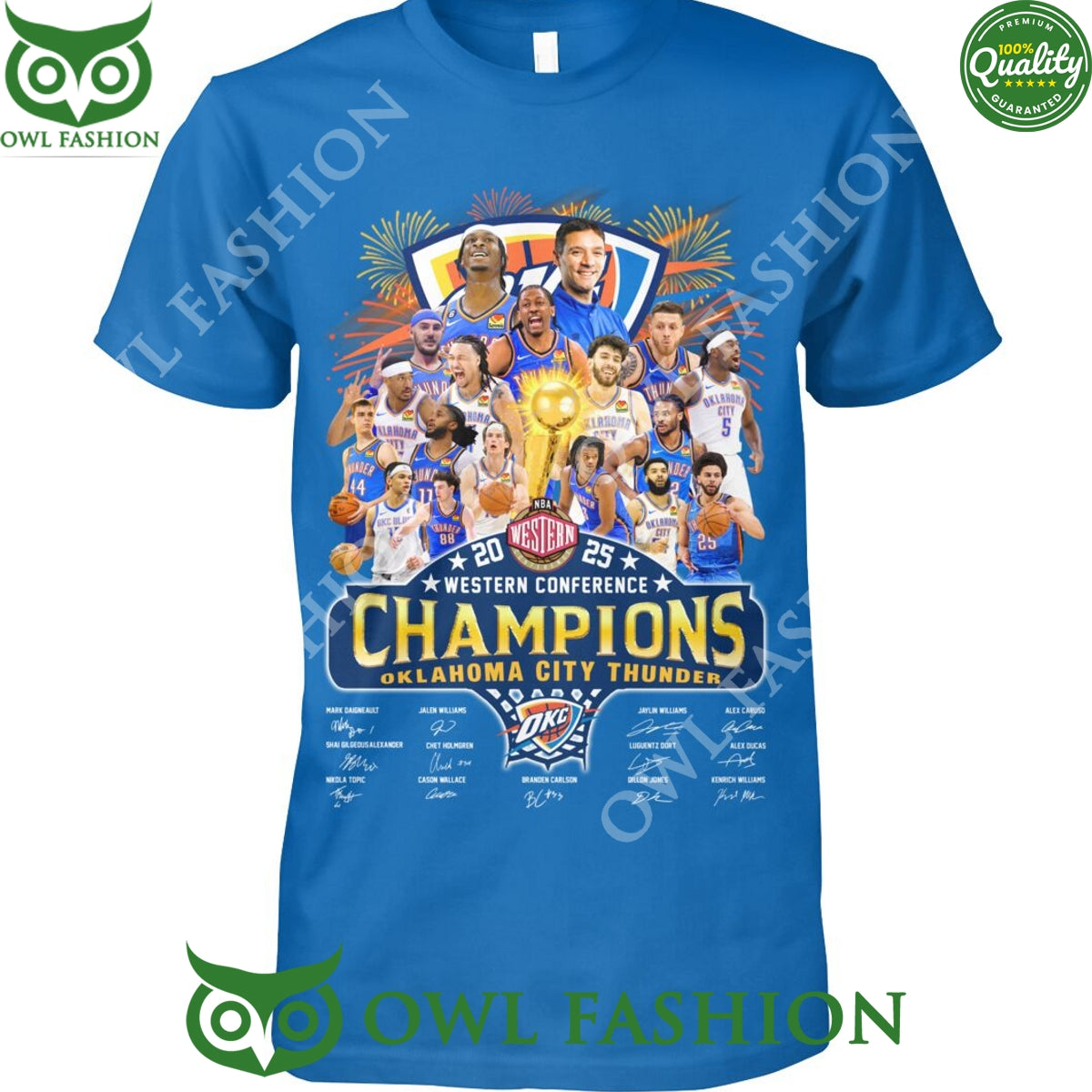 Western Conference Champions Oklahoma City thunder basketball t shirt