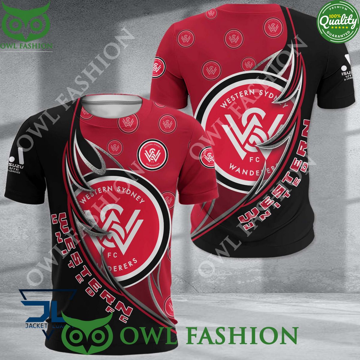 Western Sydney Wanderers FC A League Football 3D shirt hoodie