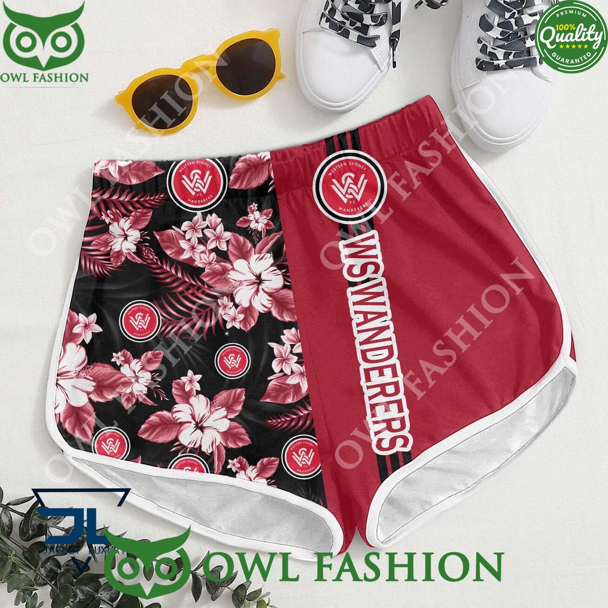 Western Sydney Wanderers FC A League Football Hawaiian shirt and short