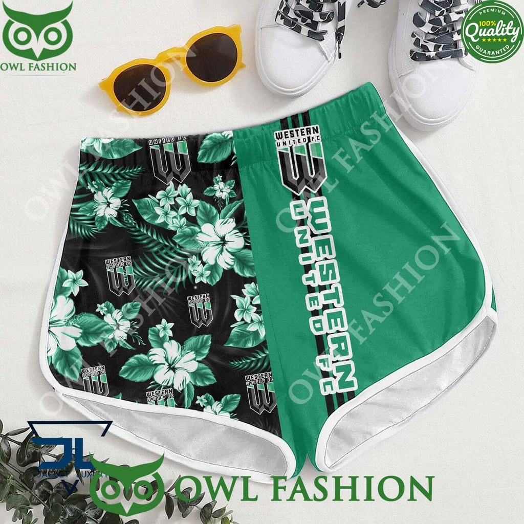 Western United FC A League Football Hawaiian shirt and short