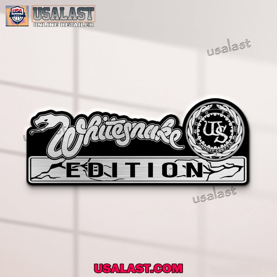 Whitesnake Band Edition 3D Engraved Car Emblem