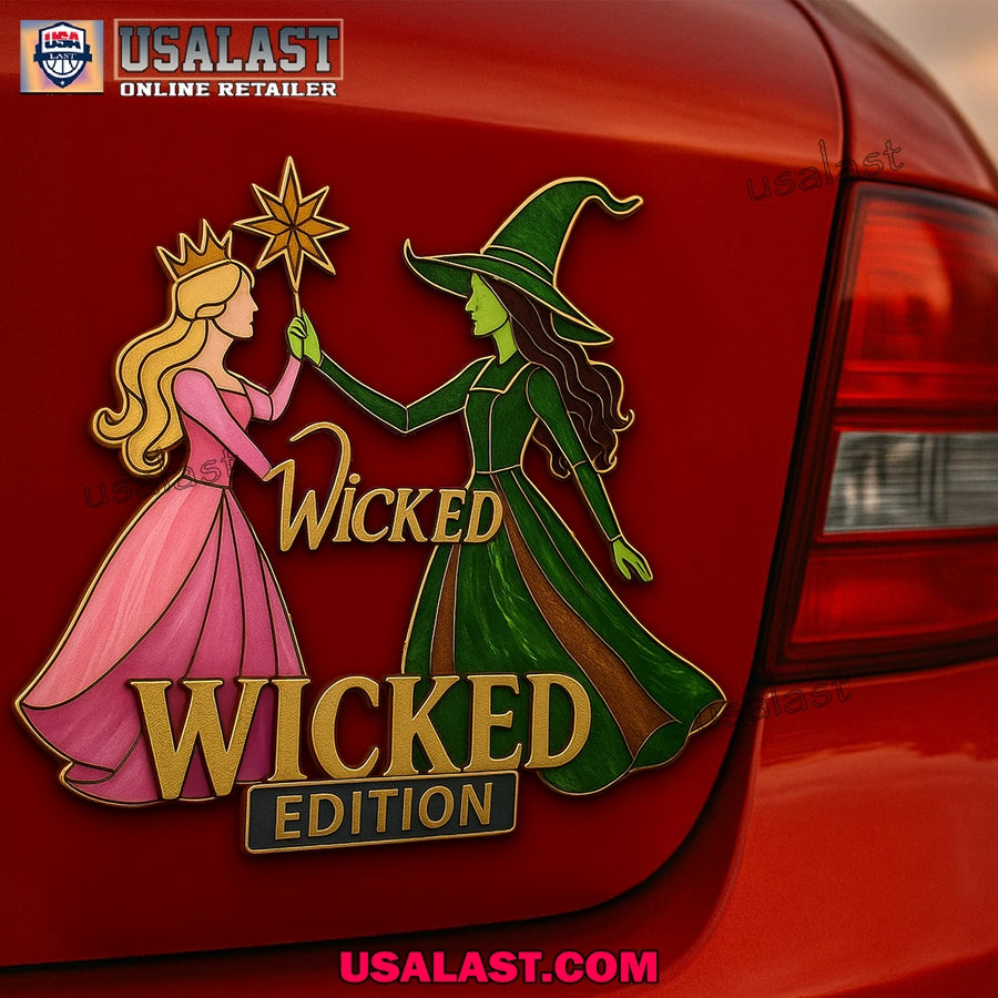 Wicked Movie Edition Car Emblem Custom 3D Badge