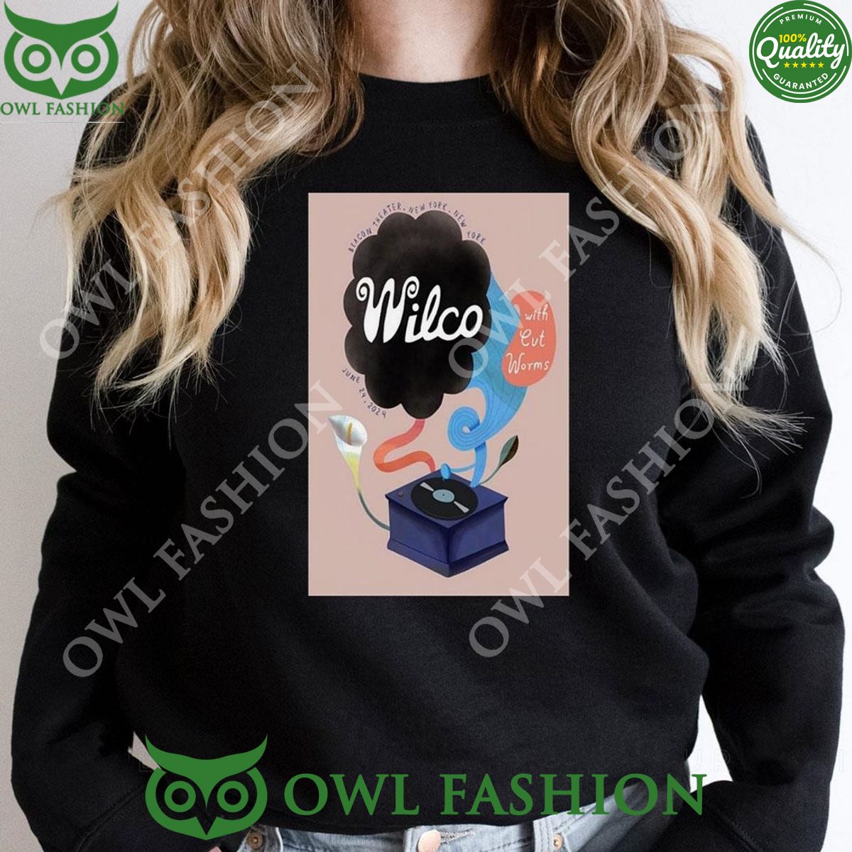 Wilco June 24 2024 Beacon Theater New York Ny Poster Tshirt Hoodie