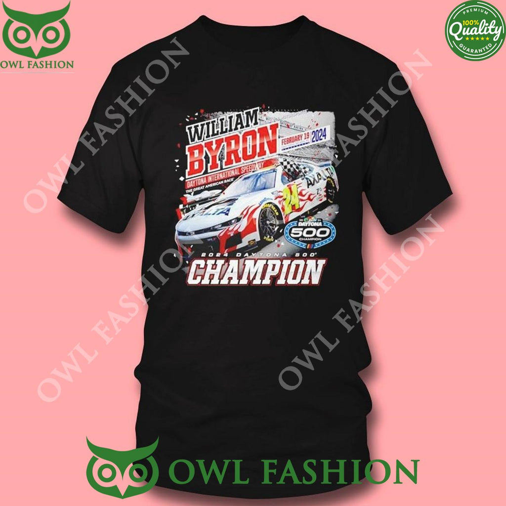 William Byron 2024 Daytona 500 Champion Past Champions Official t shirt