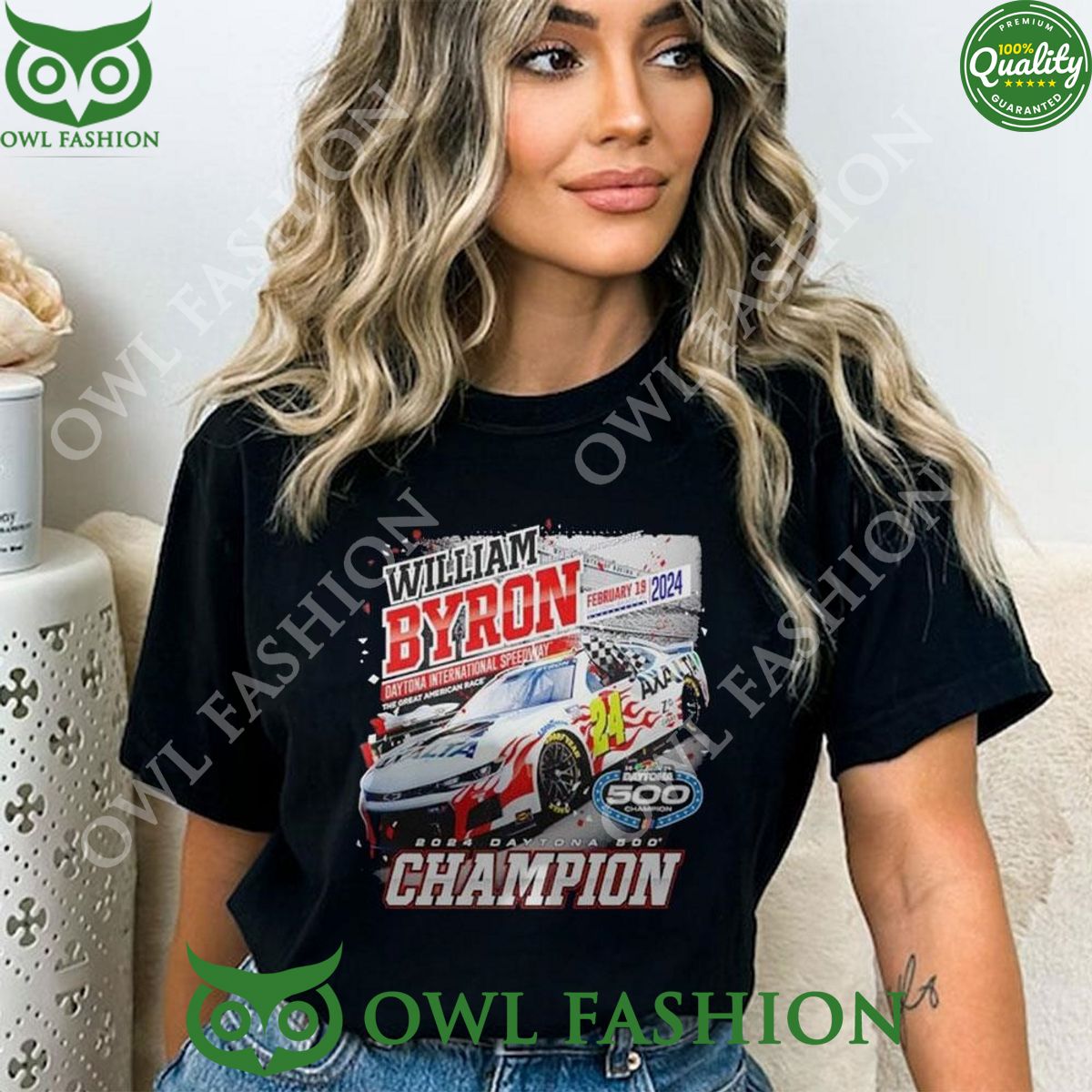 William Byron 2024 Daytona 500 Champion Past Champions Official t shirt