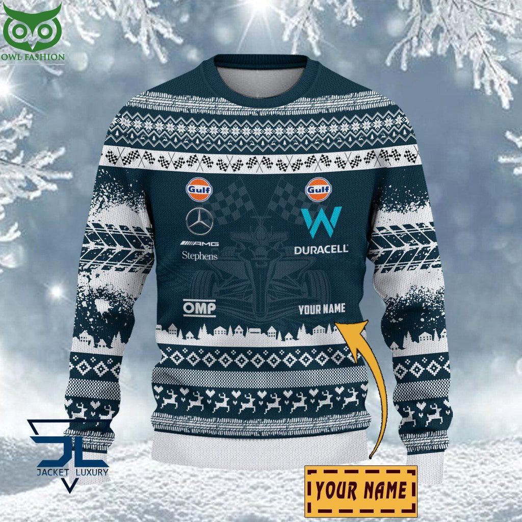 Williams Racing Customized Ugly Sweater