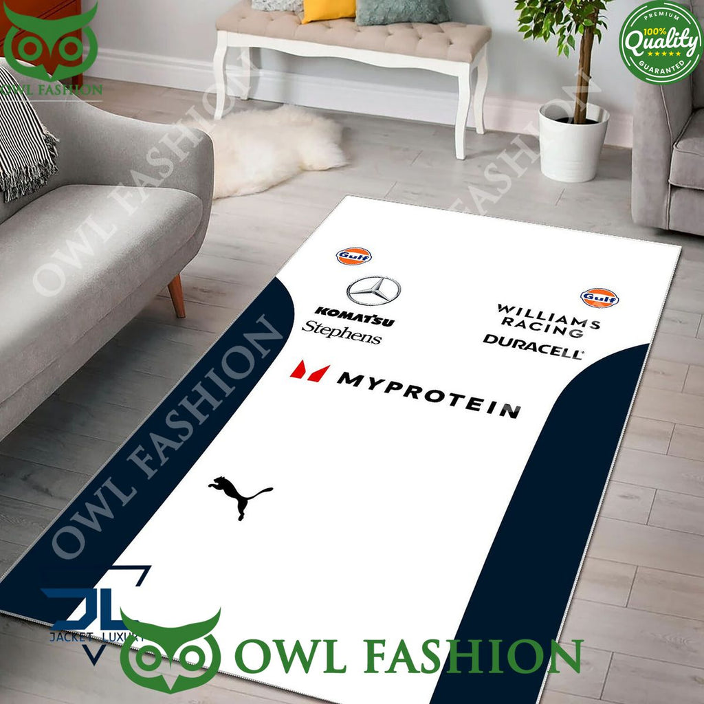 Williams Racing Leading Formula One Rug Carpet Living Room Decor