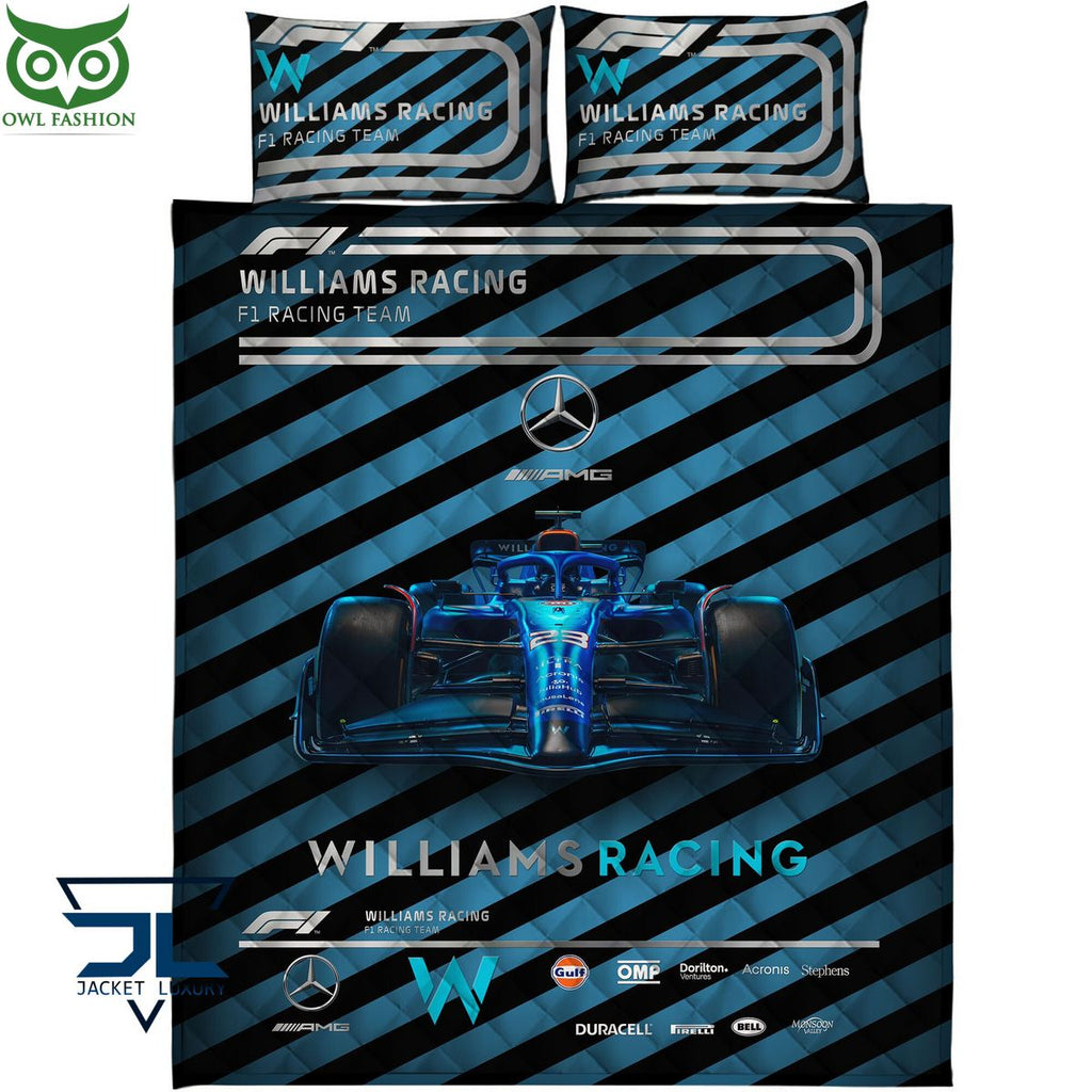 Williams Racing Quilt Bedding Set