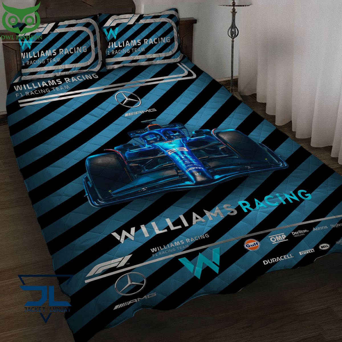 Williams Racing Quilt Bedding Set