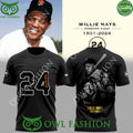 Willie Mays Forever Giant 1931 2024 Number 24 Baseball memories 3d t shirt