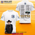 Willie Nelson 10th Anniversary Tour 2025 3D T-Shirt