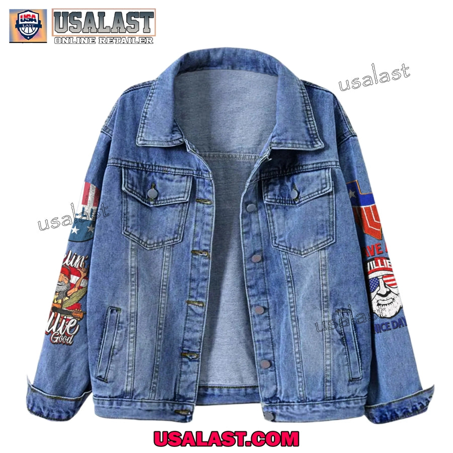 Willie Nelson 4th Of July Custom Denim Jacket