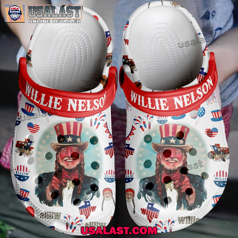 Willie Nelson Music Crocs Clogs Shoes