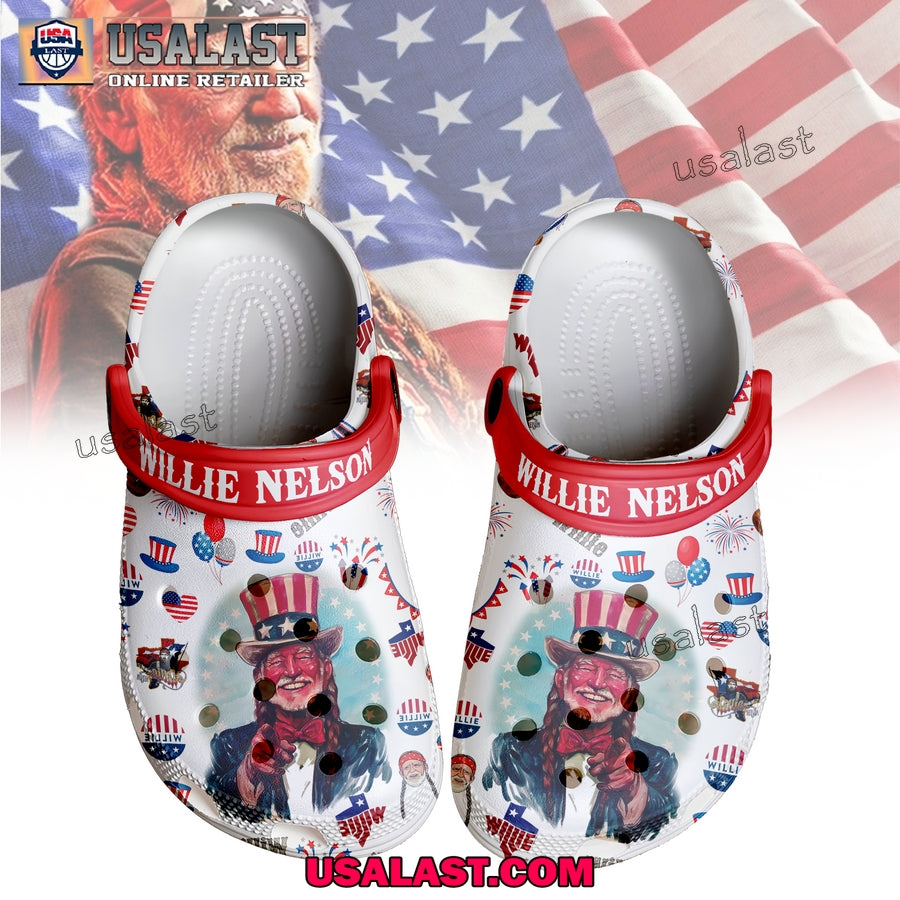 Willie Nelson Music Crocs Clogs Shoes