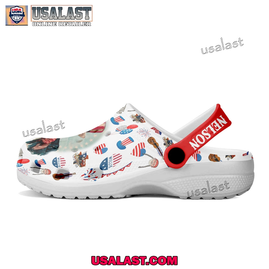 Willie Nelson Music Crocs Clogs Shoes