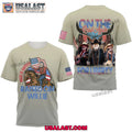 Willie Nelson On The Road Again For Liberty 3D Shirt