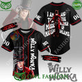 Willy Wonka Music Makers Dreamers of Dream Custom Name and Number Baseball Jersey shirt