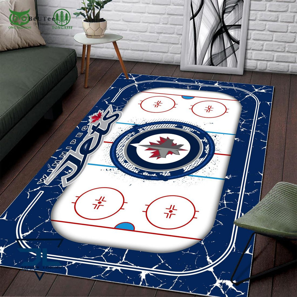 Winnipeg Jets NHL Hockey Team Carpet Rug