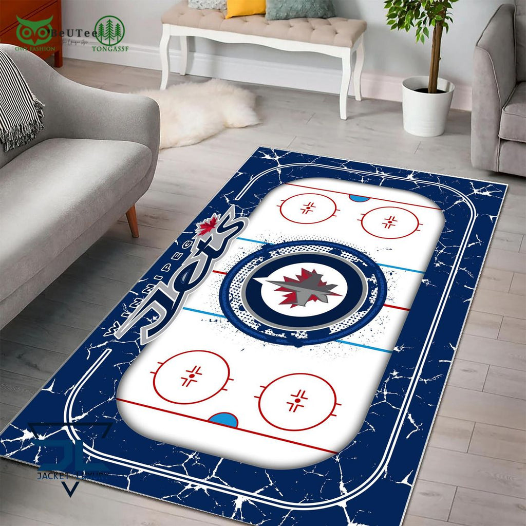 Winnipeg Jets NHL Hockey Team Carpet Rug