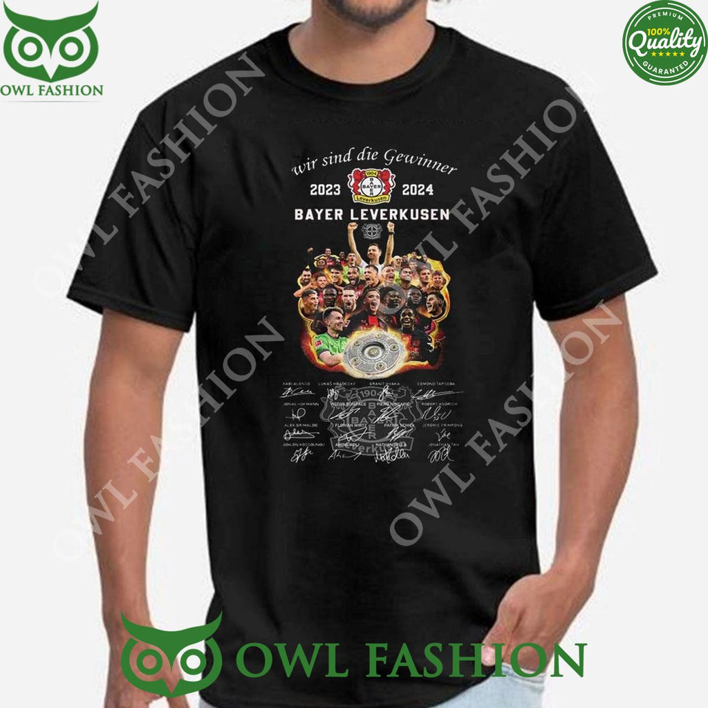 Wir Sind Die Gewinner 2023 2024 Bayer Leverkusen Shirt Hoodie